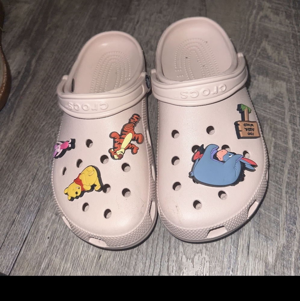 Pink Pooh CROCS